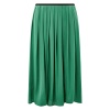 Плиссированная юбка зеленая L